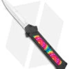 AKC F-16 D/A Bayonet OTF Automatic Knife Tie Dye (3.3" Satin) -Akc Sales Store AKC F 16 DA Bayo OTF Tie Dye Satin BHQ 143649 jr