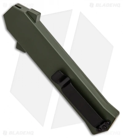 AKC F-16 D/A Bayonet OTF Automatic Knife OD Green Aluminum (3.3" Black) 4 AKC F-16 D/A Bayonet OTF Automatic Knife OD Green Aluminum (3.3" Black) - Image 2