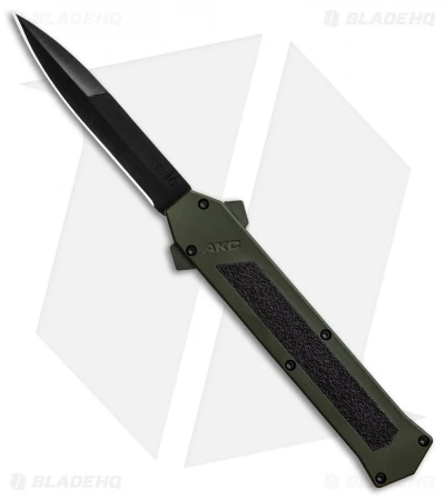 AKC F-16 D/A Bayonet OTF Automatic Knife OD Green Aluminum (3.3" Black) 3 AKC F-16 D/A Bayonet OTF Automatic Knife OD Green Aluminum (3.3" Black)