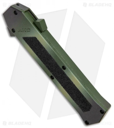 AKC F-16 D/A Dagger OTF Automatic Knife Green Camo (3.3" Satin) 4 AKC F-16 D/A Dagger OTF Automatic Knife Green Camo (3.3" Satin) - Image 2