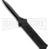 AKC F-16 Black D/A OTF Automatic Knife - Dagger Black Plain