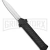 AKC F-16 D/A Dagger OTF Automatic Knife Black Carbon Fiber (3.3" Satin) 2 AKC F-16 D/A Dagger OTF Automatic Knife Black Carbon Fiber (3.3" Satin) -Akc Sales Store AKC F 16 DA Dagger OTF Auto Black CF Satin BHQ 102235 jr large