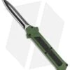 AKC F-16 D/A Dagger OTF Automatic Knife Green (3.3" Two Tone) -Akc Sales Store AKC F 16 DA Dagger OTF Auto Green TT BHQ 115400 jr