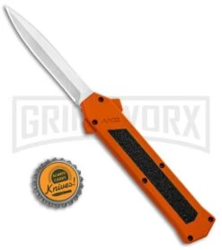 AKC F-16 Orange D/A OTF Automatic Knife - Dagger Satin Plain 9 AKC F-16 Orange D/A OTF Automatic Knife - Dagger Satin Plain -Akc Sales Store AKC F 16 DA Dagger OTF Auto Orange Satin BHQ 91966 jr bottlecap large