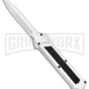 AKC F-16 White D/A OTF Automatic Knife - Dagger Satin Plain 2 AKC F-16 White D/A OTF Automatic Knife - Dagger Satin Plain -Akc Sales Store AKC F 16 DA Dagger OTF White Satin BHQ 94221 jr large