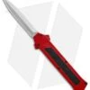 AKC F-16 D/A Dagger OTF Automatic Knife Red (3.3" Satin) -Akc Sales Store AKC F 16 DA Dagger Red Satin BHQ 87409 er