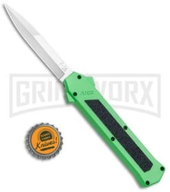 AKC F-16 Green D/A OTF Automatic Knife - Bayo Satin Plain 9 AKC F-16 Green D/A OTF Automatic Knife - Bayo Satin Plain -Akc Sales Store AKC F 16 Green DA OTF Bayo Satin Plain BP 23855 jr bottlecap large