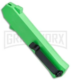 AKC F-16 Green D/A OTF Automatic Knife - Bayo Satin Plain 8 AKC F-16 Green D/A OTF Automatic Knife - Bayo Satin Plain -Akc Sales Store AKC F 16 Green DA OTF Bayo Satin Plain BP 23855 jr side large