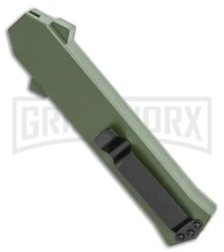 AKC F-16 OD Green D/A OTF Automatic Knife - Bayo Two TonePlain 8 AKC F-16 OD Green D/A OTF Automatic Knife - Bayo Two TonePlain -Akc Sales Store AKC F 16 OD Green D A OTF Automatic Knife Bayo Two TonePlain GX 35588 LS Side large