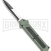 AKC F-16 OD Green D/A OTF Automatic Knife - Bayo Two TonePlain -Akc Sales Store AKC F 16 OD Green D A OTF Automatic Knife Bayo Two TonePlain GX 35588 LS large