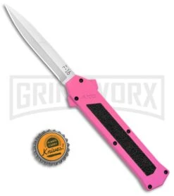 AKC F-16 Pink D/A OTF Automatic Knife - Bayonet Satin Plain 9 AKC F-16 Pink D/A OTF Automatic Knife - Bayonet Satin Plain -Akc Sales Store AKC F 16 Pink DA OTF Auto Bayo Satin GX 37618 jr bottlecap large