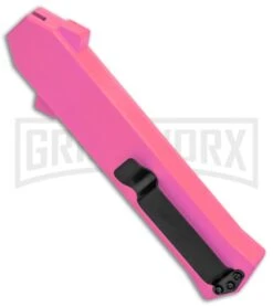 AKC F-16 Pink D/A OTF Automatic Knife - Bayonet Satin Plain 8 AKC F-16 Pink D/A OTF Automatic Knife - Bayonet Satin Plain -Akc Sales Store AKC F 16 Pink DA OTF Auto Bayo Satin GX 37618 jr side large