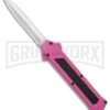 AKC F-16 Pink D/A OTF Automatic Knife - Dagger Satin Plain 1 AKC F-16 Pink D/A OTF Automatic Knife - Dagger Satin Plain -Akc Sales Store AKC F 16 Pink DA OTF Auto Dagger Satin GX 37627 jr large