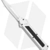 AKC F-16 D/A Bayonet OTF Automatic Knife White (3.3" Satin) 2 AKC F-16 D/A Bayonet OTF Automatic Knife White (3.3" Satin) -Akc Sales Store AKC F 16 White DA OTF Bayo Satin Plain BP 23853 jr