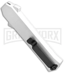AKC F-16 White D/A OTF Automatic Knife - Bayo Satin Plain 8 AKC F-16 White D/A OTF Automatic Knife - Bayo Satin Plain -Akc Sales Store AKC F 16 White DA OTF Bayo Satin Plain BP 23853 jr side large