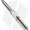 AKC F-20 D/A Drop Point OTF Automatic Knife White Aluminum (3.6" Two Tone) 1 AKC F-20 D/A Drop Point OTF Automatic Knife White Aluminum (3.6" Two Tone) -Akc Sales Store AKC F 20 DA DP OTF Auto White Aluminum TT BHQ 179282 jr