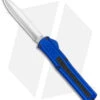 AKC F-20 D/A Dagger OTF Automatic Knife Blue Aluminum (3.6" Satin) -Akc Sales Store AKC F 20 DA Dagger OTF Auto Blue Satin BHQ 141098 jr 2