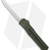 AKC F-20 D/A OTF Automatic Knife OD Green Aluminum (3.6" Satin) -Akc Sales Store AKC F 20 DA Dagger OTF Auto OD Green Satin BHQ 140493 jr