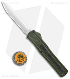 AKC F-20 D/A OTF Automatic Knife OD Green Aluminum (3.6" Satin) -Akc Sales Store AKC F 20 DA Dagger OTF Auto OD Green Satin BHQ 140493 jr bottlecap