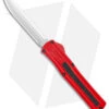 AKC F-20 D/A Dagger OTF Automatic Knife Red Aluminum (3.6" Satin) -Akc Sales Store AKC F 20 DA Dagger OTF Auto Red Satin BHQ 140483 jr