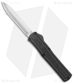 AKC F-20 D/A Spear Point OTF Automatic Knife Black (3.55" Satin)