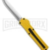 AKC F-20 D/A Drop Point Yellow OTF Automatic Knife - Satin Plain 2 AKC F-20 D/A Drop Point Yellow OTF Automatic Knife - Satin Plain -Akc Sales Store AKC F20 DA DP OTF AK Yelow 3in Satin BHQ 178601 td large