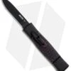 AKC Minion Concord OTF Automatic Knife Black/Sim Carbon Fiber (2.3" Black Flat) -Akc Sales Store AKC Minion Concord Black Slim CF OTF Auto Black Flat GX 33107 jr