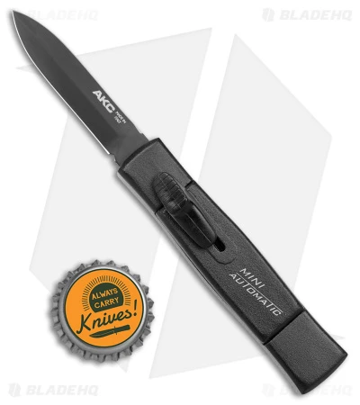 AKC Minion Concord OTF Automatic Knife Black (2.3" Black Dagger) 5 AKC Minion Concord OTF Automatic Knife Black (2.3" Black Dagger) - Image 3