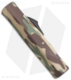 AKC Minion Concord OTF Automatic Knife Green Camo (2.3" Gold) -Akc Sales Store AKC Minion Concord OTF Green Camo Gold BHQ 72048 jr side