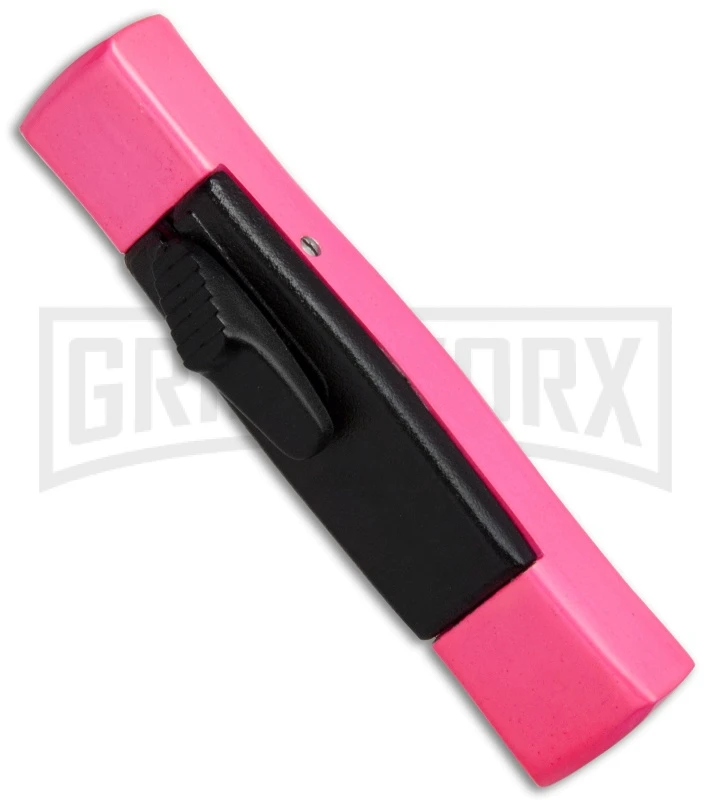 AKC Minion Concord Hot Pink OTF Automatic Knife - Flat Satin Plain 4 AKC Minion Concord Hot Pink OTF Automatic Knife - Flat Satin Plain - Image 2