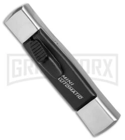 AKC Minion Concord Polish/Black OTF Automatic Knife - Satin Dagger -Akc Sales Store AKC Minion Concord Polish Black OTF Auto Satin Dagger GX 41033 jr spine large