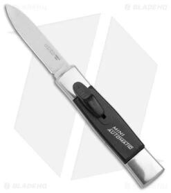 AKC Minion Concord OTF Automatic Knife Polish/Black (2.3" Satin Flat)