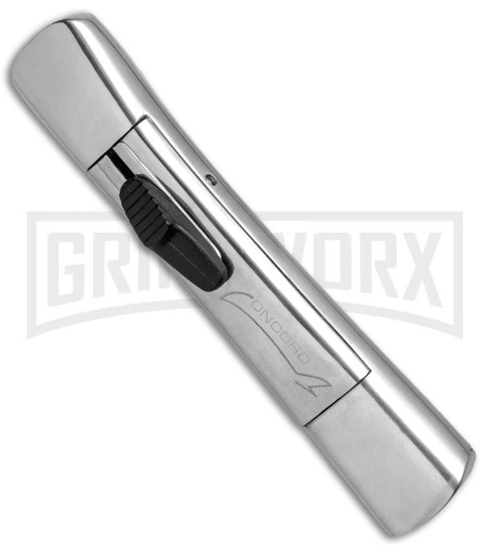 AKC Concord Polished OTF Automatic Knife - Satin Plain 4 AKC Concord Polished OTF Automatic Knife - Satin Plain - Image 2
