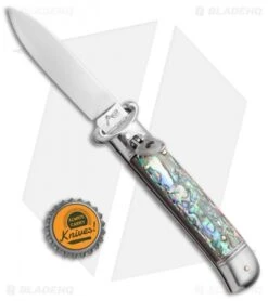 AKC Shot Puller 8" Lever Lock Italian Auto Knife Abalone (3.2" Polish Flat) 9 AKC Shot Puller 8" Lever Lock Italian Auto Knife Abalone (3.2" Polish Flat) -Akc Sales Store AKC Shot Puller 8in LL Italian Abalone BHQ 68879 jr bottlecap