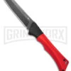 AKC Smarty Red W/Black Bolster Automatic Knife Reverse Tanto - Black SW Plain 2 AKC Smarty Red W/Black Bolster Automatic Knife Reverse Tanto - Black SW Plain -Akc Sales Store AKC Smarty Automatic Knife Red w Black Bolster 3.3in Black Stonewash BHQ 184758 hd large