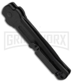 AKC X-treme Ace Black Automatic Knife - Black Plain 8 AKC X-treme Ace Black Automatic Knife - Black Plain -Akc Sales Store AKC X TREME ACE Side Opening Automatic Knife Black Black BHQ 100384 kp side large