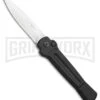 AKC X-treme Ace Black Automatic Knife - Satin Plain 2 AKC X-treme Ace Black Automatic Knife - Satin Plain -Akc Sales Store AKC X TREME ACE Side Opening Automatic Knife Black Satin BHQ 100386 kp open large