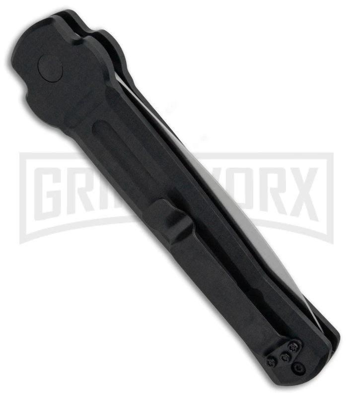 AKC X-treme Ace Black Automatic Knife - Satin Plain 5 AKC X-treme Ace Black Automatic Knife - Satin Plain - Image 3