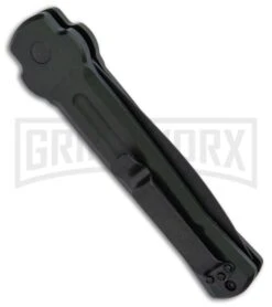 AKC X-treme Ace Dark Green Automatic Knife - Black Plain 8 AKC X-treme Ace Dark Green Automatic Knife - Black Plain -Akc Sales Store AKC X TREME ACE Side Opening Automatic Knife Green Black BHQ 100385 kp side large