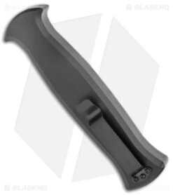 AKC X-treme EVO OTF Automatic Knife Black W/ Pocket Clip (3.5" Black) -Akc Sales Store AKC X Treme EVO OTF Auto Black Satin DP BHQ 141226 jr side 1