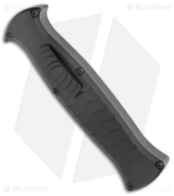 AKC X-treme EVO OTF Automatic Knife Black W/ Pocket Clip (3.5" Satin) -Akc Sales Store AKC X Treme EVO OTF Auto Black Satin DP BHQ 141226 jr spine