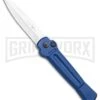 AKC X-treme ACE Blue Automatic Knife - Satin Plain -Akc Sales Store AKC X treme Ace Auto Blue Satin BHQ 105467 jr large