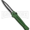 AKC X-treme Ace Green Automatic Knife - Black Two Tone Plain -Akc Sales Store AKC X treme Ace Auto Green Black TT ACE GTT BHQ 136921 jr large