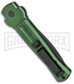 AKC X-treme Ace Green Automatic Knife - Black Two Tone Plain 8 AKC X-treme Ace Green Automatic Knife - Black Two Tone Plain -Akc Sales Store AKC X treme Ace Auto Green Black TT ACE GTT BHQ 136921 jr side large
