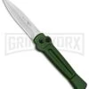 AKC X-treme Ace Green Automatic Knife - Satin Plain -Akc Sales Store AKC X treme Ace Auto Green SW BHQ 125448 jr large