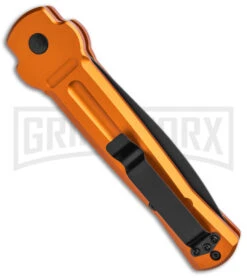 AKC X-treme Ace Automatic Knife - Orange -Akc Sales Store AKC X treme Ace Auto Orange Black BHQ 136123 jr side large