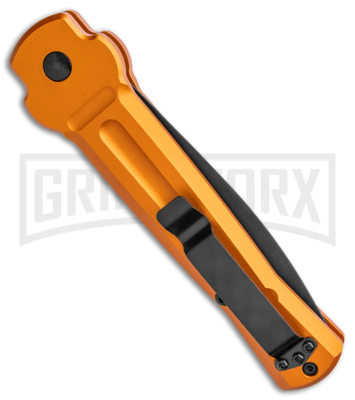 AKC X-treme Ace Orange Automatic Knife - Two Tone Dagger Plain 5 AKC X-treme Ace Orange Automatic Knife - Two Tone Dagger Plain - Image 3