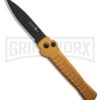 AKC X-treme Ace1 Gold Aluminum Automatic Knife - Black Plain 1 AKC X-treme Ace1 Gold Aluminum Automatic Knife - Black Plain -Akc Sales Store AKC X treme Ace Automatic Knife Gold 3in Black BHQ 189017 td large