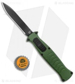 AKC X-treme EVO OTF Automatic Knife Green (3.5" Black) -Akc Sales Store AKC X treme EVO OTF Auto Green Black BHQ 105414 jr bottlecap 2