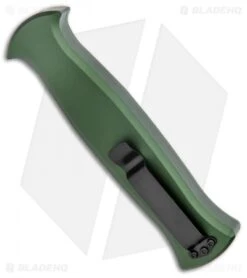 AKC X-treme EVO OTF Automatic Knife Green (3.5" Black) -Akc Sales Store AKC X treme EVO OTF Auto Green Black BHQ 105414 jr side 2